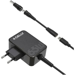 Celly Chargeur mural TCTIPS65WBK Noir 65 W