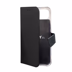 Celly WALLY1053 coque de protection pour téléphones portables 15,5 cm (6.1") Étui avec portefeuille Noir