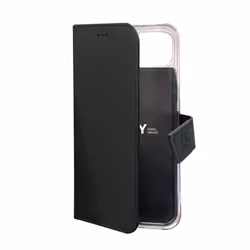 Celly WALLY1055 coque de protection pour téléphones portables 17 cm (6.7") Étui avec portefeuille Noir