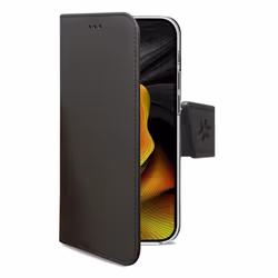 Celly WALLY1056, Étui avec portefeuille, Apple, iPhone 15 Pro Max, 17 cm (6.7"), Noir