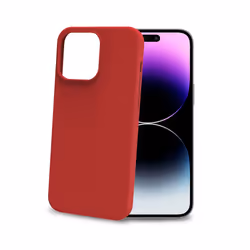 Celly CROMO1056RD, Housse, Apple, iPhone 15 Pro Max, 17 cm (6.69"), Rouge