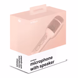 Celly KIDSFESTIVAL2PK microphone Rose Microphone de karaoké