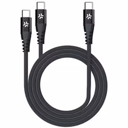 Matière : Nylon ; Couleur principale : Noir ; Type de connecteur 1 : USB-C ; Type de connecteur 2 : USB-C ; Puissance support ...