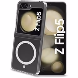 Celly Étui pour téléphone Portable Samsung Z Flip 5 GELSKINMAG1058 Transparent