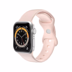 Celly WBANDSIL44BP, Bracelet de montre, Apple, Watch 42 mm, Watch 44 mm, Watch 45 mm, Silicone, Rose, 220 mm