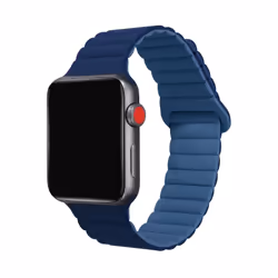 Celly WBANDMAGBLLB, Bracelet de montre, Apple, Watch 42 mm, Watch 44 mm, Watch 45 mm, Silicone, 20 mm, 220 mm
