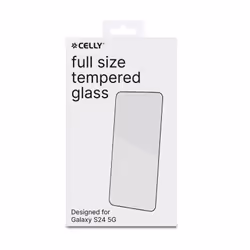 Celly FULLGLASS1065BK écran et protection arrière de téléphones portables Protection d'écran transparent Samsung 1 pièce(s)