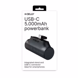 Celly PBC5000BK banque d'alimentation électrique 5000 mAh Noir