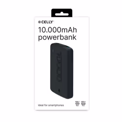 Celly PBE10000EVOBK banque d'alimentation électrique Lithium 10000 mAh Noir