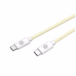 Celly USBCUSBCCOTTYL câble USB 1,5 m USB C Blanc, Jaune