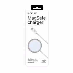 Celly MAGCHARGEPRO chargeur d'appareils mobiles Smartphone Blanc USB Recharge sans fil Intérieure