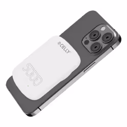 Celly MAGPB5000PROWH banque d'alimentation électrique 5000 mAh Recharge sans fil Blanc
