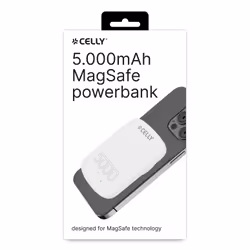 Celly MAGPB5000PROWH banque d'alimentation électrique 5000 mAh Recharge sans fil Blanc - Vue supplémentaire 4