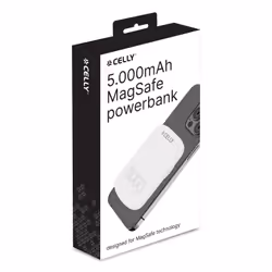 Celly MAGPB5000PROWH banque d'alimentation électrique 5000 mAh Recharge sans fil Blanc - Vue supplémentaire 5