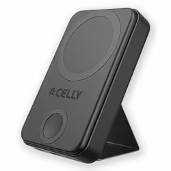 Celly MAGPBW10000BK, 10000 mAh, Recharge sans fil, Noir
