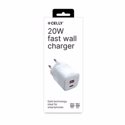 Celly TC2USBUSBC20EVO chargeur d'appareils mobiles Universel Blanc Secteur Charge rapide Intérieure