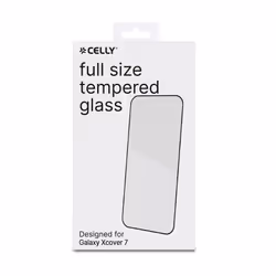 Celly FULLGLASS1070BK écran et protection arrière de téléphones portables Protection d'écran transparent Samsung 1 pièce(s)