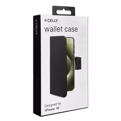 Celly WALLY1078 coque de protection pour téléphones portables 15,5 cm (6.1") Étui avec portefeuille Noir