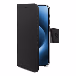 Celly WALLY1079, Étui avec portefeuille, Apple, iPhone 16 Pro, 16 cm (6.3"), Noir