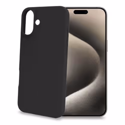 Celly CROMO1079BL, Housse, Apple, iPhone 16 Plus, 17 cm (6.7"), Noir