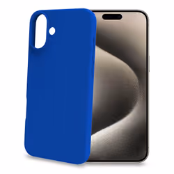 Celly CROMO1080BL, Housse, Apple, iPhone 16 Plus, 17 cm (6.7"), Bleu