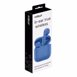 Celly COMPACT Écouteurs TWS Ecouteurs Appels/Musique USB Type-C Bluetooth Bleu - Vue supplémentaire 4