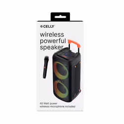 Celly PARTYSPEAKERWLM haut-parleur portable et de fête Orateur du parti Noir 40 W - Vue supplémentaire 4