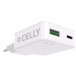 Celly SLIMTC1C1A45WWH chargeur d'appareils mobiles Ordinateur portable, Smartphone, Tablette Blanc Secteur Charge rapide Intérieure - Vue supplémentaire 4