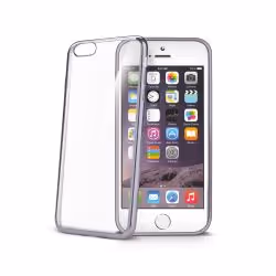 Celly BCLIP6SDS, Coque, Apple, iPhone 6S, 11,9 cm (4.7"), Gris, Argent