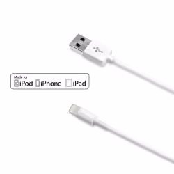 Celly USBLIGHT, Lightning, USB A, Blanc, Droit, Droit