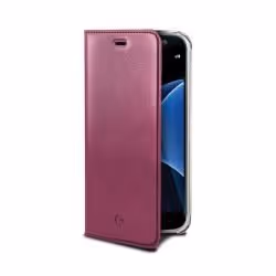 Celly Air Pelle, Folio, Samsung, Galaxy S7, 12,9 cm (5.1"), Rose