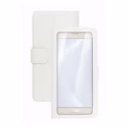 Celly Unica View, Folio, Toutes marques, 12,7 cm (5"), Blanc