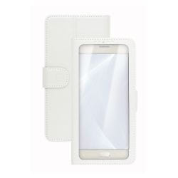 Celly Unica View coque de protection pour téléphones portables 12,7 cm (5") Folio Blanc