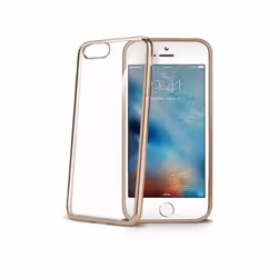 Celly LASER800GD, Housse, Apple, iPhone 7, 11,9 cm (4.7"), Or, Transparent