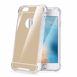 Celly ARMORMIR801GD, Housse, Apple, iPhone 7 Plus, 14 cm (5.5"), Or, Miroir