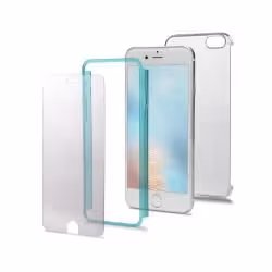 Celly BODY801TF, Coque, Apple, iPhone 7 Plus, 14 cm (5.5"), Transparent, Turquoise
