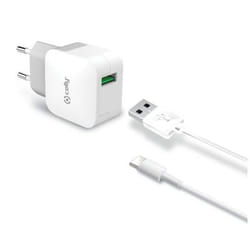 Celly TCUSBTYPEC chargeur d'appareils mobiles Universel Blanc USB Intérieure