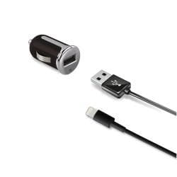 Celly CCUSBLIGHT chargeur d'appareils mobiles Universel Noir Allume-cigare Auto