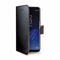 Celly WALLY691, Folio porte carte, Samsung, Galaxy S8 Plus, 15,8 cm (6.2"), Noir