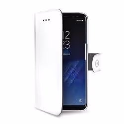 Celly Wally, Folio, Samsung, Galaxy S8 Plus, 15,8 cm (6.2"), Blanc