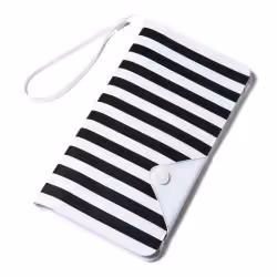 Celly SPLASHWALLETWH, Étui avec portefeuille, Toutes marques, iPhone 7/7 Plus, 14,5 cm (5.7"), Noir, Blanc