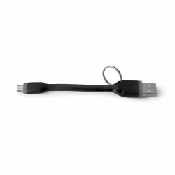 Celly USBMICROKEYBK, 0,12 m, USB-A, MicroUSB, Noir