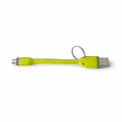 Celly USBMICROKEYGN, 0,12 m, USB A, Micro-USB B, USB 2.0, Vert