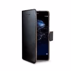 Celly Wally, Folio, Huawei, P10 Lite, Noir