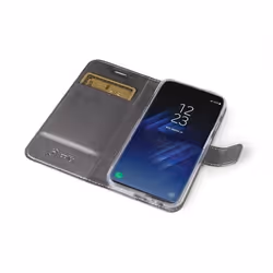 Celly Air 5.8" Étui avec portefeuille Argent