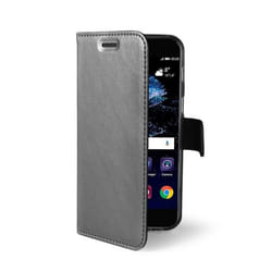 Celly Air coque de protection pour téléphones portables 12,9 cm (5.1") Étui avec portefeuille Argent