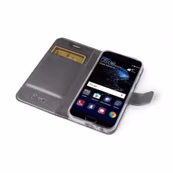 Celly Air coque de protection pour téléphones portables 12,9 cm (5.1") Étui avec portefeuille Argent
