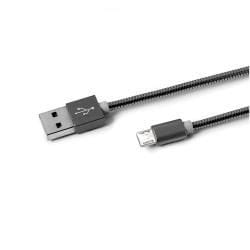 Celly USBMICROSNAKEDS câble USB USB 2.0 USB A Micro-USB A Noir