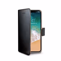 Celly WALLY900, Folio, Apple, iPhone X, Noir