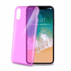 Celly THIN900PK, Housse, Apple, iPhone X, Rose